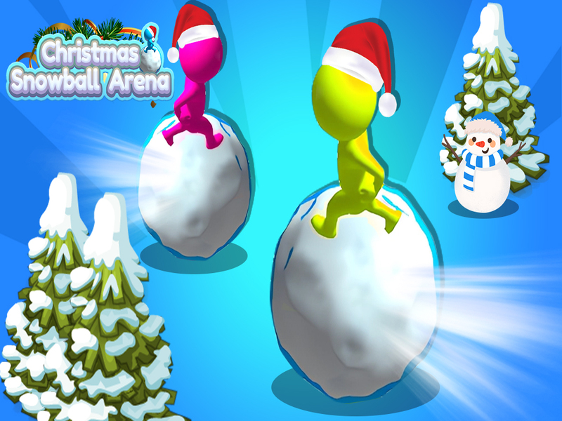Jeu Aréna de boule de neige de Noël en ligne
