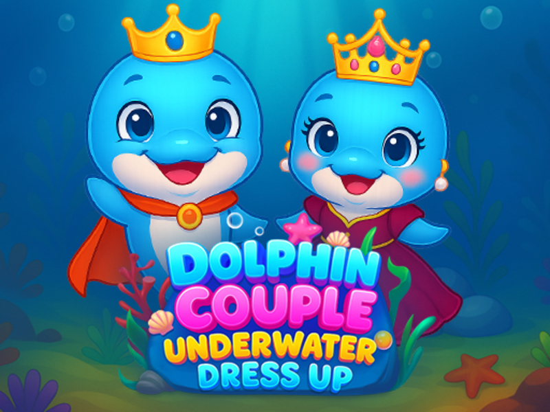 Jeu Dolphin Couple sous-marin s'habille en ligne