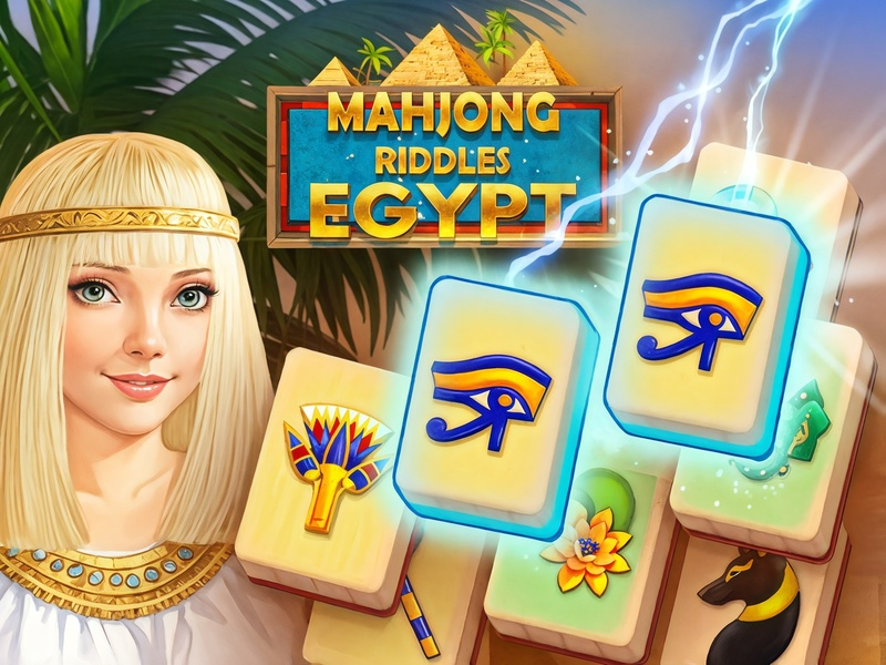 Jeu Énigmes de Mahjong: Égypte en ligne