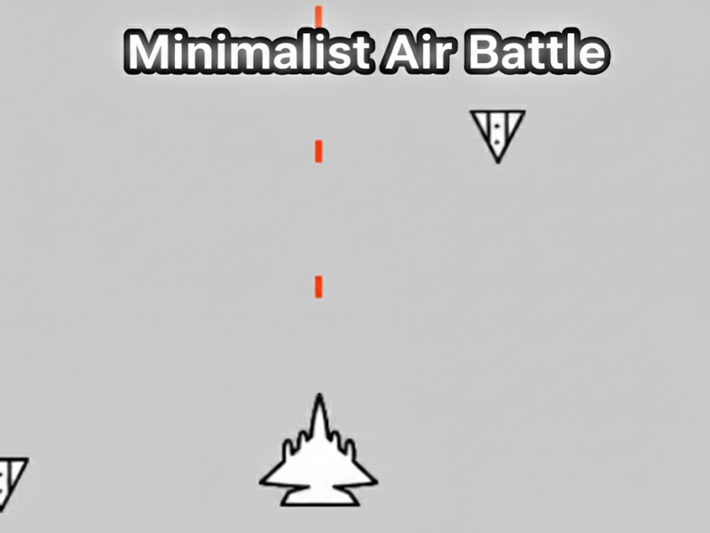 Jeu Bataille aérienne minimaliste en ligne