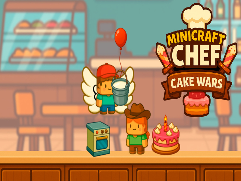 Jeu Minicraft Chef Cake Wars en ligne