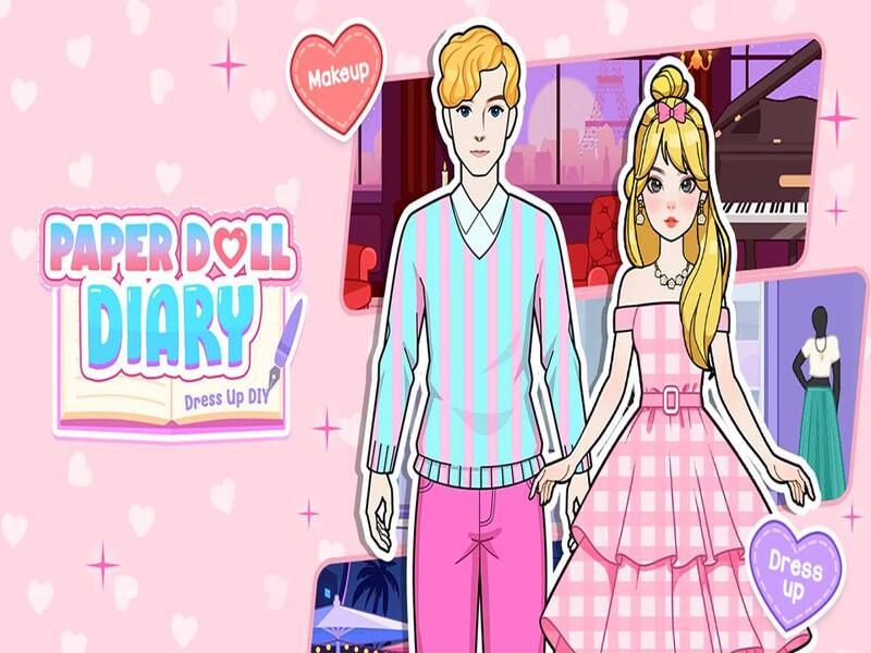 Jeu Journal de poupée en papier: habiller le bricolage en ligne