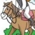 Chevaux  en ligne